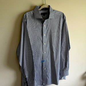 Daniel Cremieux Collection striped button down, L